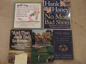 lot 49 image: Golfing guide books how to improve your shot by Lee Trevino x 4 books