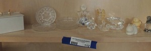 lot 112 image: Lot of crystal what nots