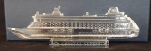 lot 103 image: Crystal Serenity ship in original box