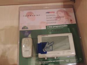lot 133 image: NEW Rite tech 7 day programmable home thermostat