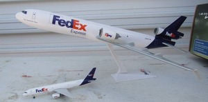 lot 173 image: Model planes-FedEx McDonnell Douglas MD-11 Fed Ex Boeing 757-200F