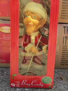 lot 183 image: Bing Crosby Animation figure sings 3 classic songs