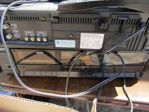 lot 206 image: Sony DVD player w remote, RCA VHS player with remote, Sony cassette player with remote