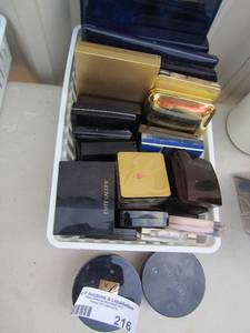 lot 216 image: Make up lot Compact mirror Dior,Estee Lauder and Chanel brands