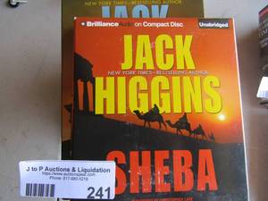 lot 241 image: Jack Higgins Audio compact disc preread books
