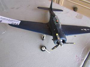 lot 244 image: Air Craft Navy plane 8x9