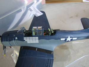 lot 245 image: U.S. Navy F4U CORSAIR 126 aircraft & METAL PLAQUE
