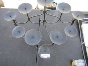 lot 265 image: 10 tier wall candle holder 14x27x14