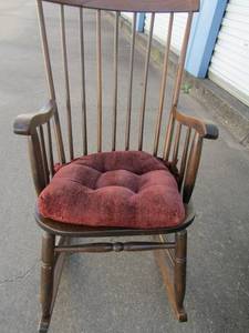 lot 299 image: Wooden vintage rocker