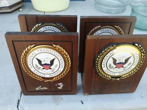 lot 239 image: NATIONAL TRANSPORTATION SAFETY BOARD Bookend x 4