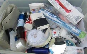 lot 354 image: Q tips, deodorant, toothbrush floss and more