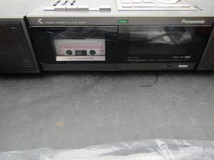 lot 369 image: Panasonic Radio with 2 speakers  cassette alarm radio