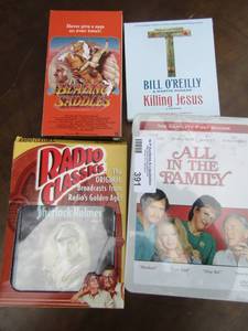 lot 391 image: 1st season All in the Family, Radio Classic Sherlock Holmes vol. II     VHS blazing saddles