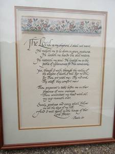 lot 403 image: Psalms 23 Isadora limited edition 1976 Kirkland Washington 22x18