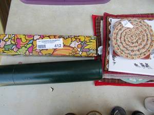lot 412 image: 2 used boxes of fire sticks and pot holders