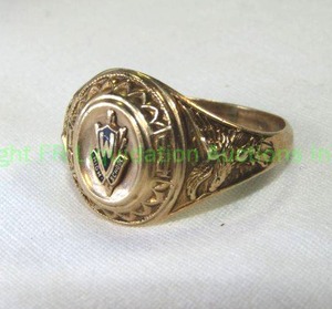 lot 428 image: 10K High School Ring. Marked 10K AP 1944 Size 10