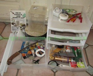 lot 250 image: Assorted household tools, hardware and more