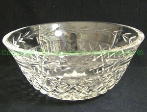 lot 222 image: Waterford crystal Glandore 9 round bowl