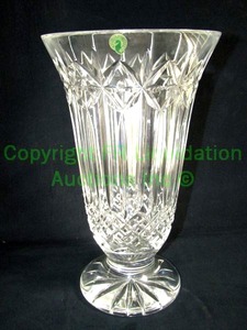 lot 332 image: Signed Balmoral By Waterford discontinued flared Vase, marked, 14 tall, Matches Lot 333
