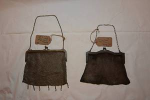 lot 116 image: Two German Silver Mesh Purses