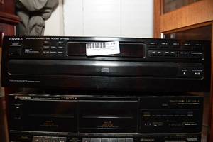lot 141 image: Kenwood Multiple CD Player, Pioneer Stereo Double Cassette Desk