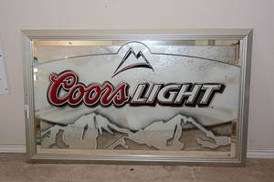 lot 169 image: Coors LIght Beer Mirror