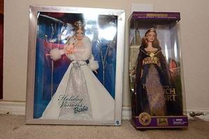 lot 64 image: Holiday Visions Barbie, Princess of the French Court (Unopened in Box)