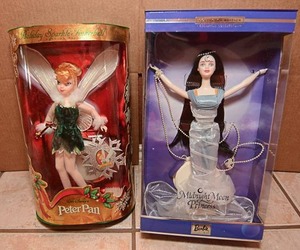 lot 81 image: Barbie Dolls, Tinker Bell Peter Pan, Midnight Moon Princess