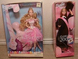 lot 99 image: Barbie Dolls, The Nutcracker Barbie, Class of 2002 Barbie