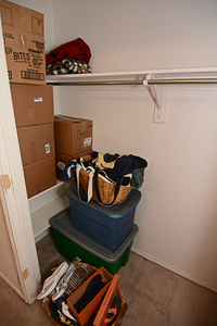 lot 183 image: Assorted Clothes, Shoes, Blankets