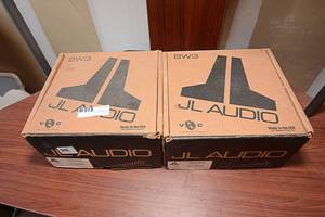lot 19 image: JL Audio 8 Poly Subwoofer x2