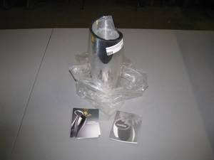 lot 39 image: Nambe Stainless Vase - New w papers