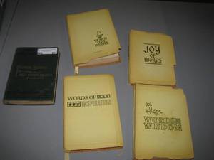 lot 61 image: Vintage books regarding arithmetic &amp classic quotes