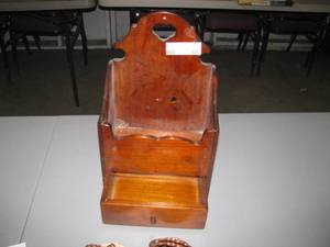 lot 68 image: Salt Cellar w Copper Miniatures