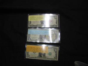 lot 95 image: $2 note, Silver Certificate, Barr Note (RARE)