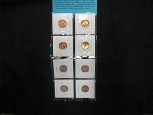 lot 97 image: 8 Uncirculated Medallions