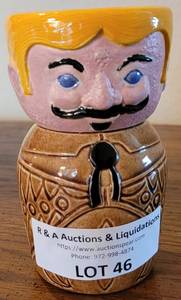 lot 46 image: VINTAGE CERAMIC CUP IN STYLE, COLOR, AND CONDITION SHOWN.