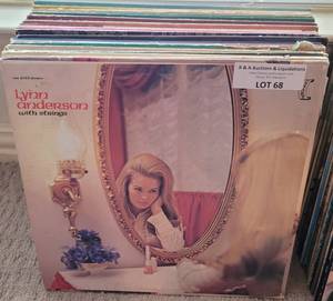 lot 68 image: LOT OF 29 VINYL RECORDS AS SHOWN.