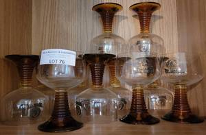 lot 76 image: LOT OF WEINGUT - WEINHAUS DRINKWARE AS SHOWN.