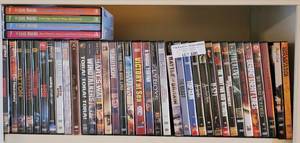 lot 100 image: LOT OF 39 DVD MOVIES AS SHOWN. YOUR BID X 39