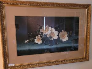 lot 117 image: LARGE FRAMED PRINT AS SHOWN.
