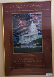 lot 133 image: FRAMED 2002 SPIRIT OF THE NATION PRINT AS SHOWN.