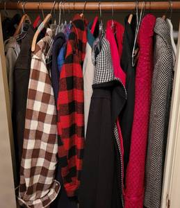 lot 159 image: ASSORTED CLOTHING AND MORE AS SHOWN.