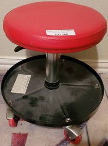 lot 168 image: MECHANICS STOOL IN STYLE, COLOR, AND CONDITION SHOWN.