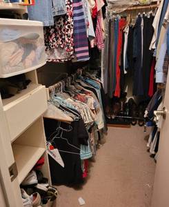 lot 229 image: VERY LARGE LOT OF MENS AND WOMENS CLOTHING, SHOES, ACCESSORIES AND MORE AS SHOWN.