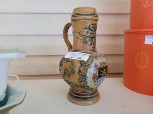 lot 268 image: ORIGINAL KING 3 BAVARIAN STYLE PITCHER AS SHOWN.