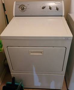 lot 278 image: WHIRLPOOL EXTRA CARE SYSTEM DRYER AS SHOWN. BUYER IS RESPONSIBLE FOR PROPER DISCONNECTION FOR REMOVAL.