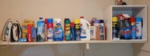 lot 279 image: IRONS, CLEANERS AND MORE AS SHOWN.