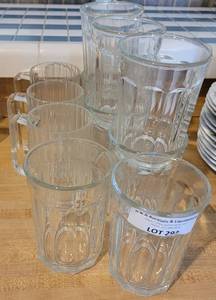 lot 293 image: LOT OF GLASSES IN STYLES SHOWN.
