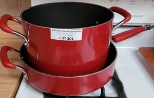 lot 301 image: KITCHEN AID PANS AS SHOWN.